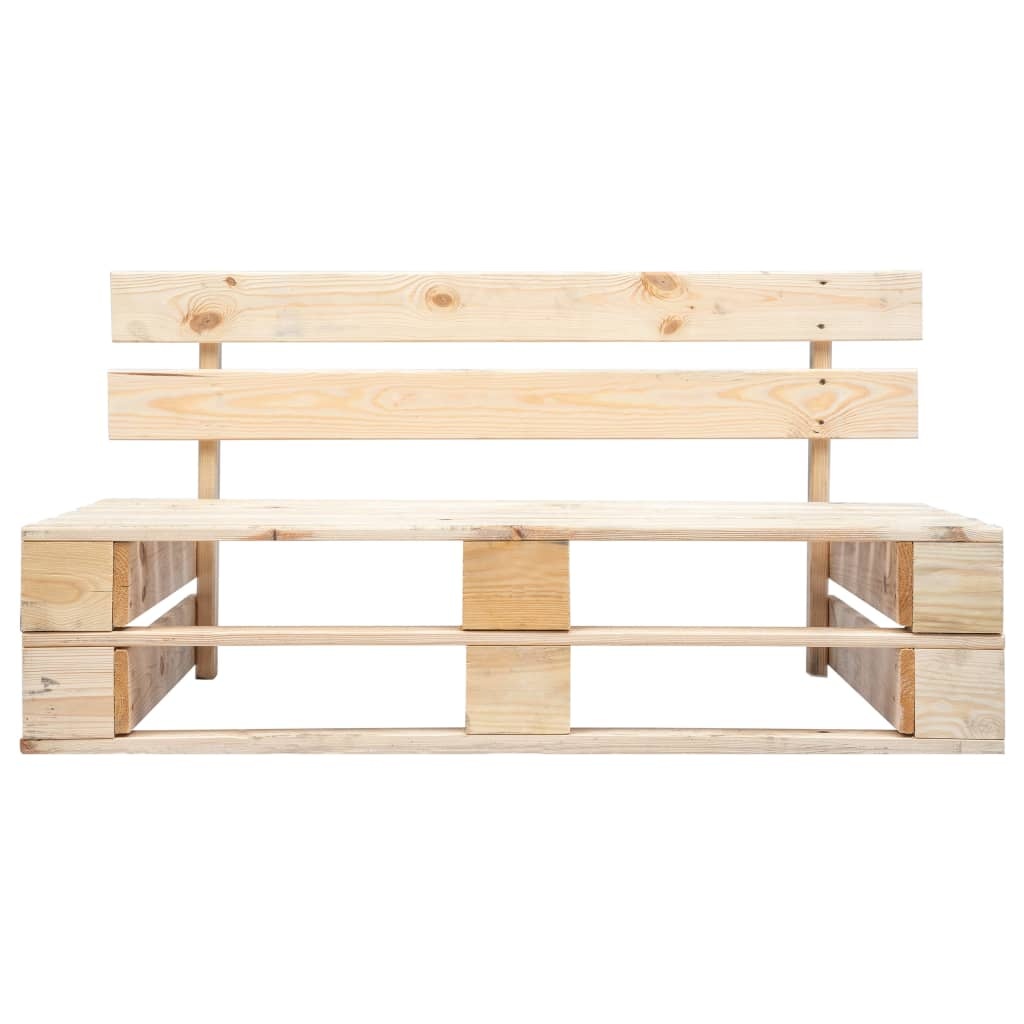 vidaXL Tuinbank Pallet Hout - Nieuwstaat - 35% Korting!