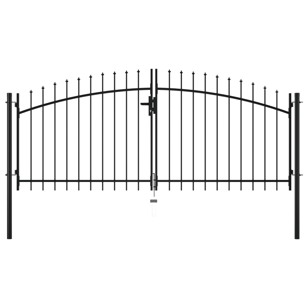 vidaXL Hekpoort 300x150cm - Zwart - 35% Korting!