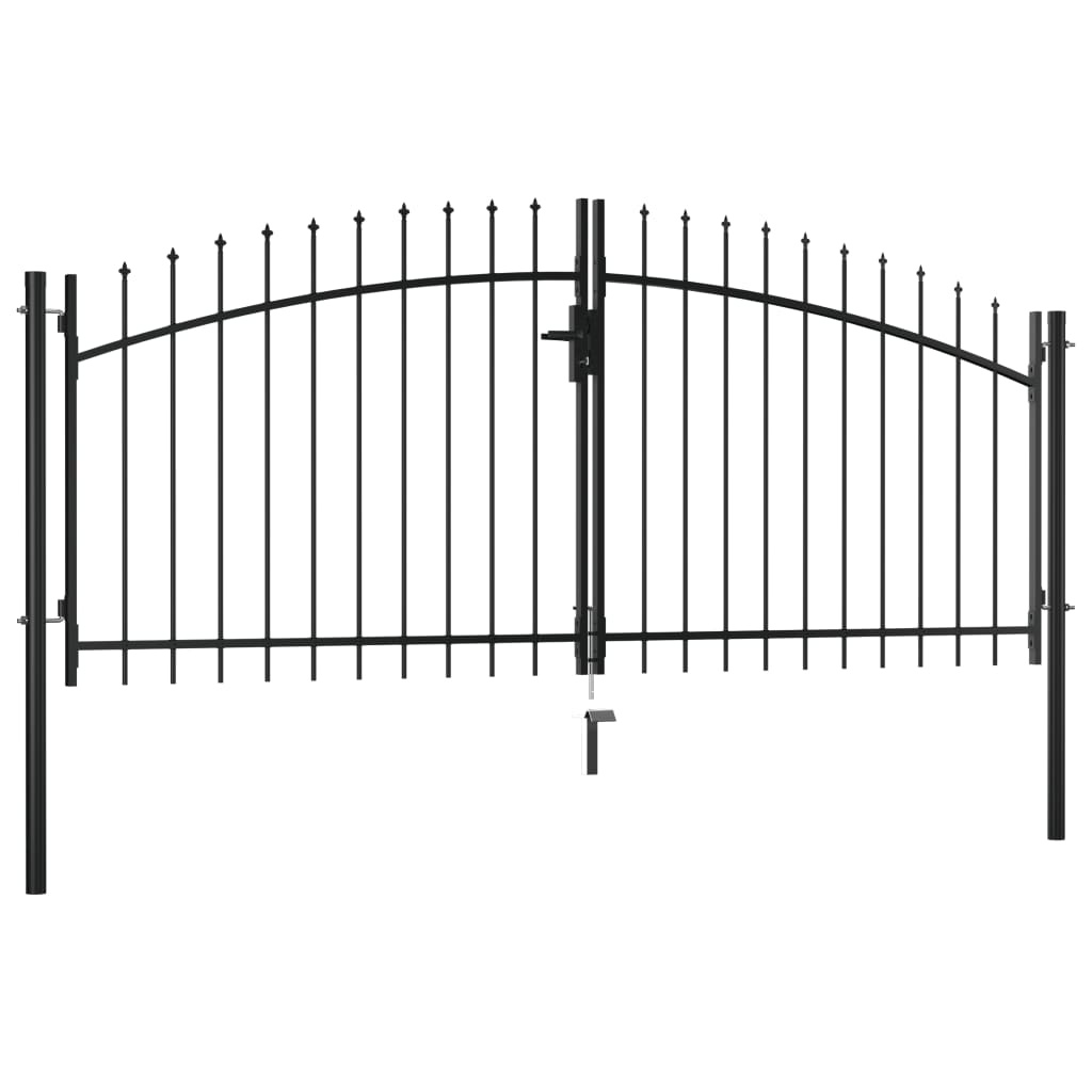 vidaXL Hekpoort 300x150cm - Zwart - 35% Korting!