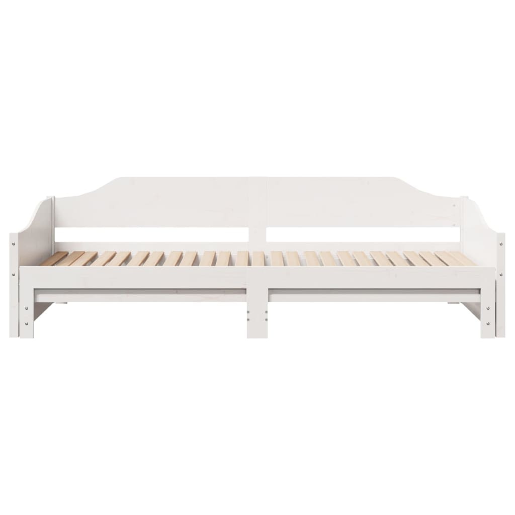 vidaXL Slaapbank Grenen Wit 80x200 - 35% Korting!