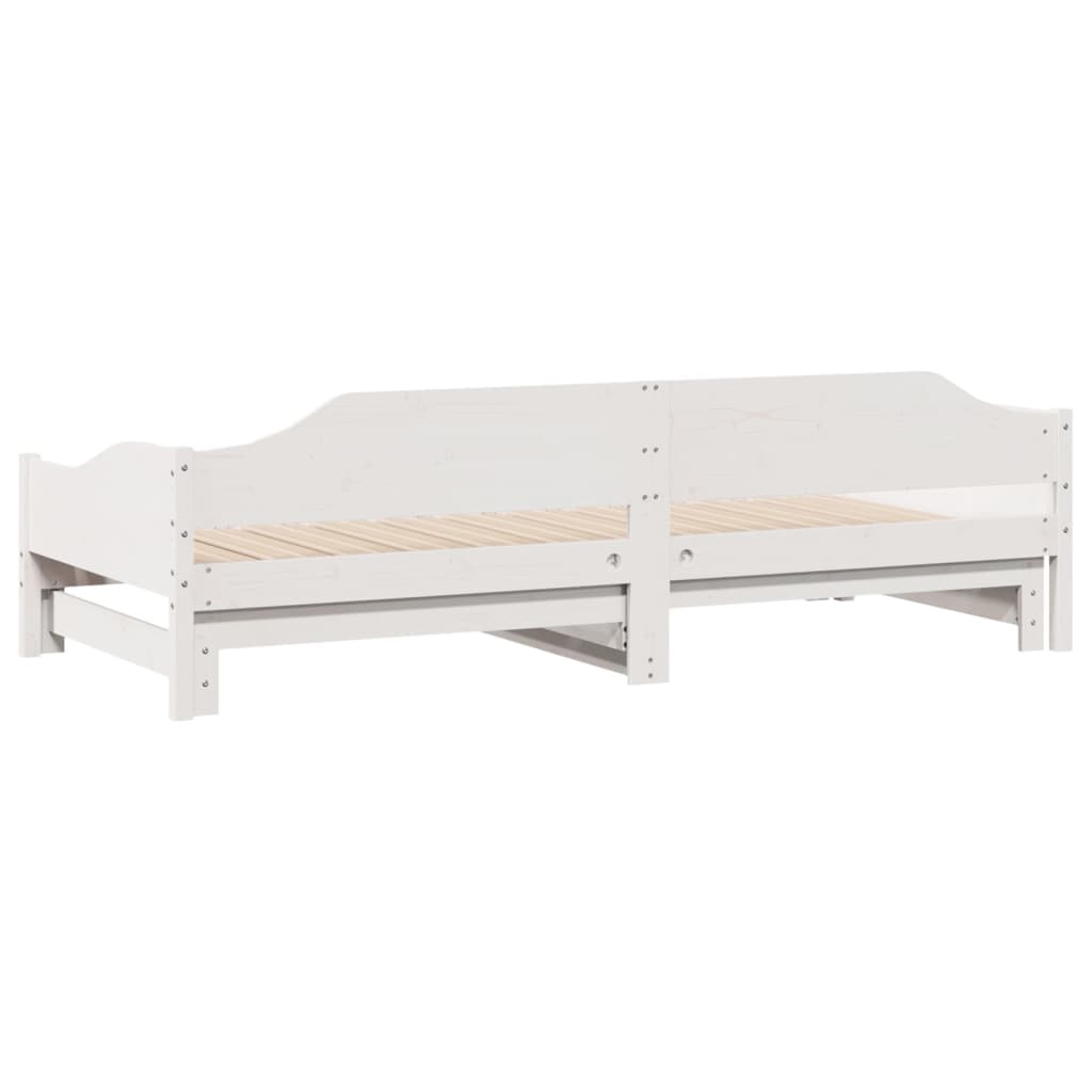 vidaXL Slaapbank Grenen Wit 80x200 - 35% Korting!