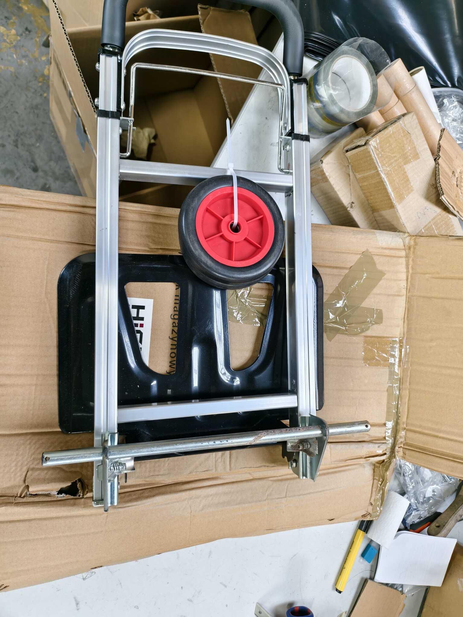 Steekwagen Opvouwbaar Alu 90kg -55%! (Roest)
