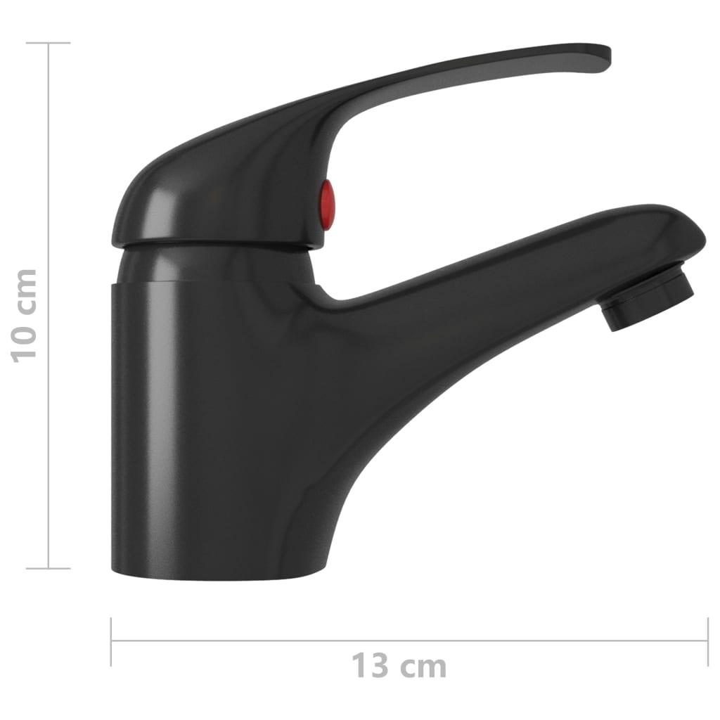 Zwarte Wastafelkraan 13x10 cm - 41% Korting!