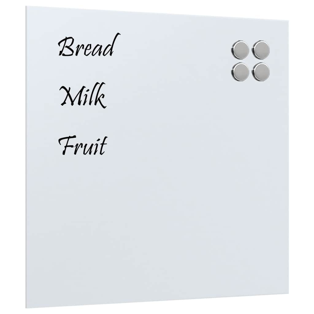 vidaXL Wand Magneetbord 60x60 Wit -35% Korting!