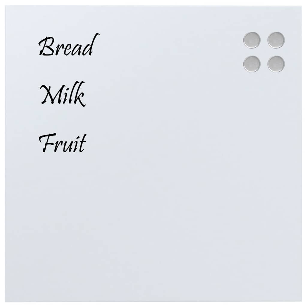 vidaXL Wand Magneetbord 60x60 Wit -35% Korting!