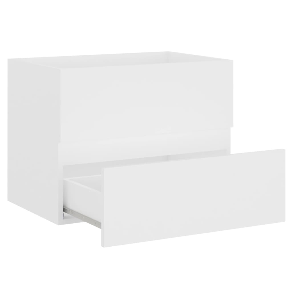 vidaXL Wastafelkast Wit 60cm - 35% Korting!
