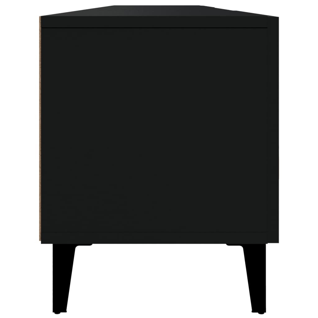 vidaXL Tv-meubel 180x31,5x40 cm bewerkt hout zwart