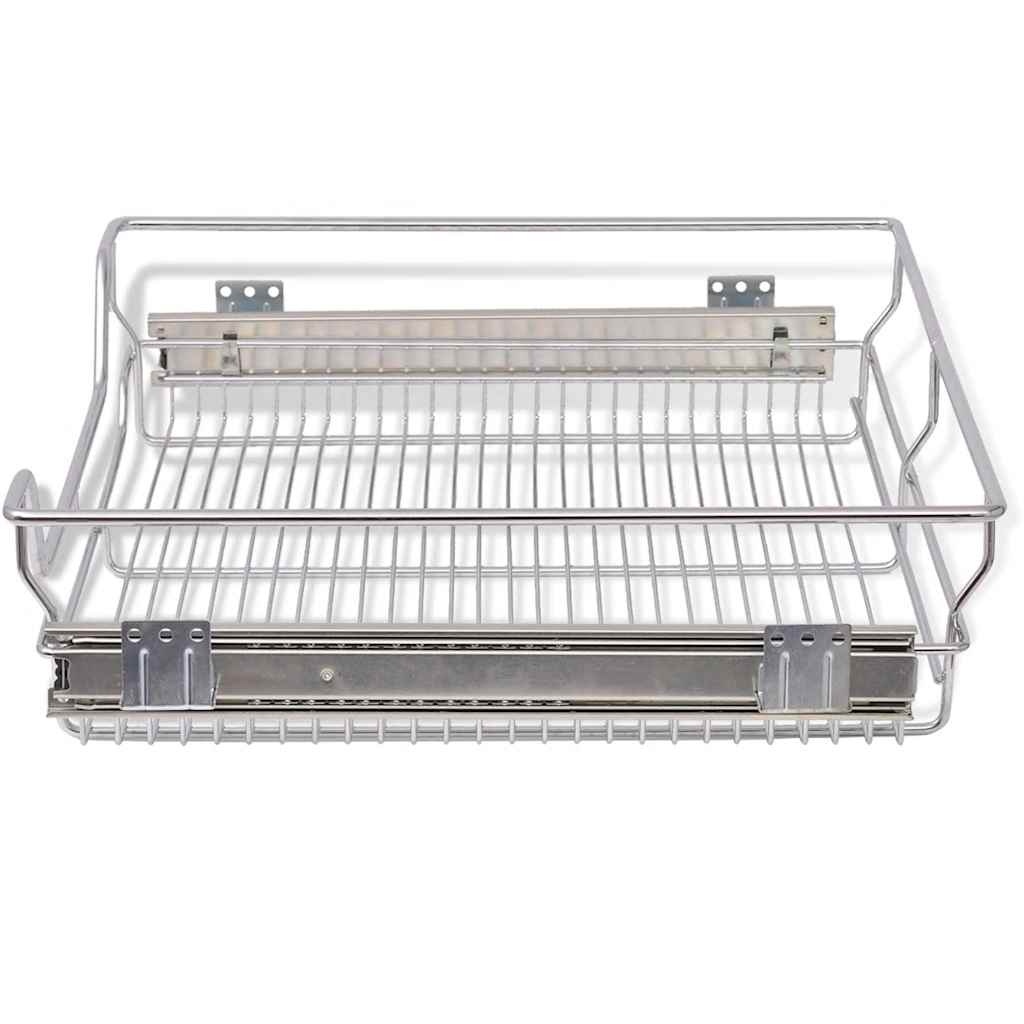 VidaXL Uittrekbare Draadmanden (2 st) 60cm - 35% Korting!
