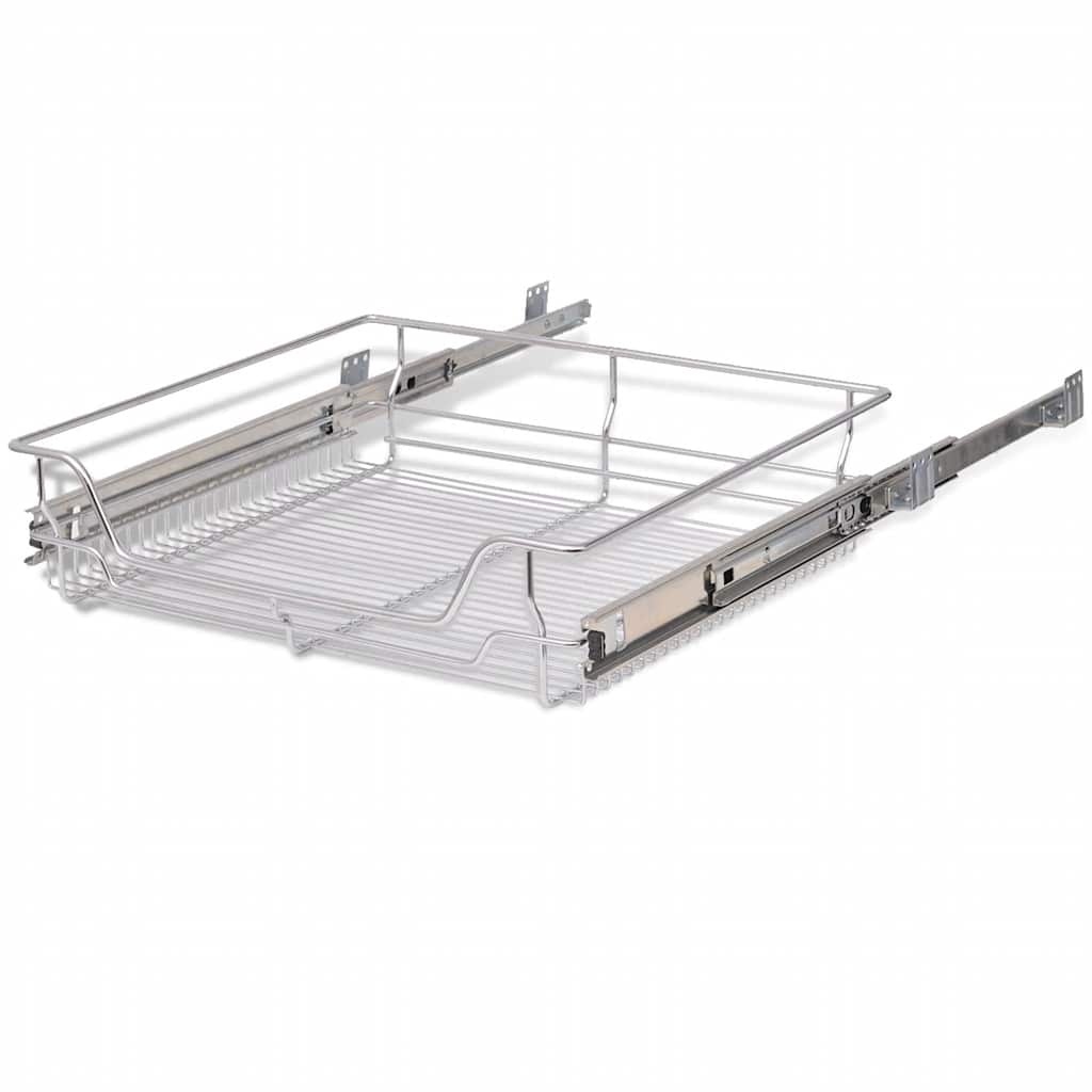VidaXL Uittrekbare Draadmanden (2 st) 60cm - 35% Korting!
