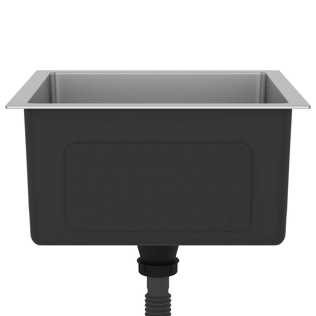 Handgemaakte RVS Gootsteen - 40x40cm - 55% Korting!