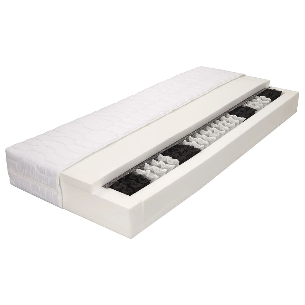 vidaXL Pocketvering Matras 90x200 H3 - 35% Korting!