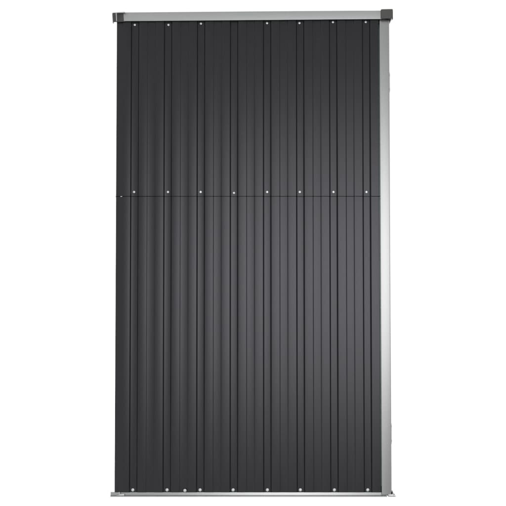 vidaXL Tuinschuur Antraciet - 161x89x161cm - 35% Korting!