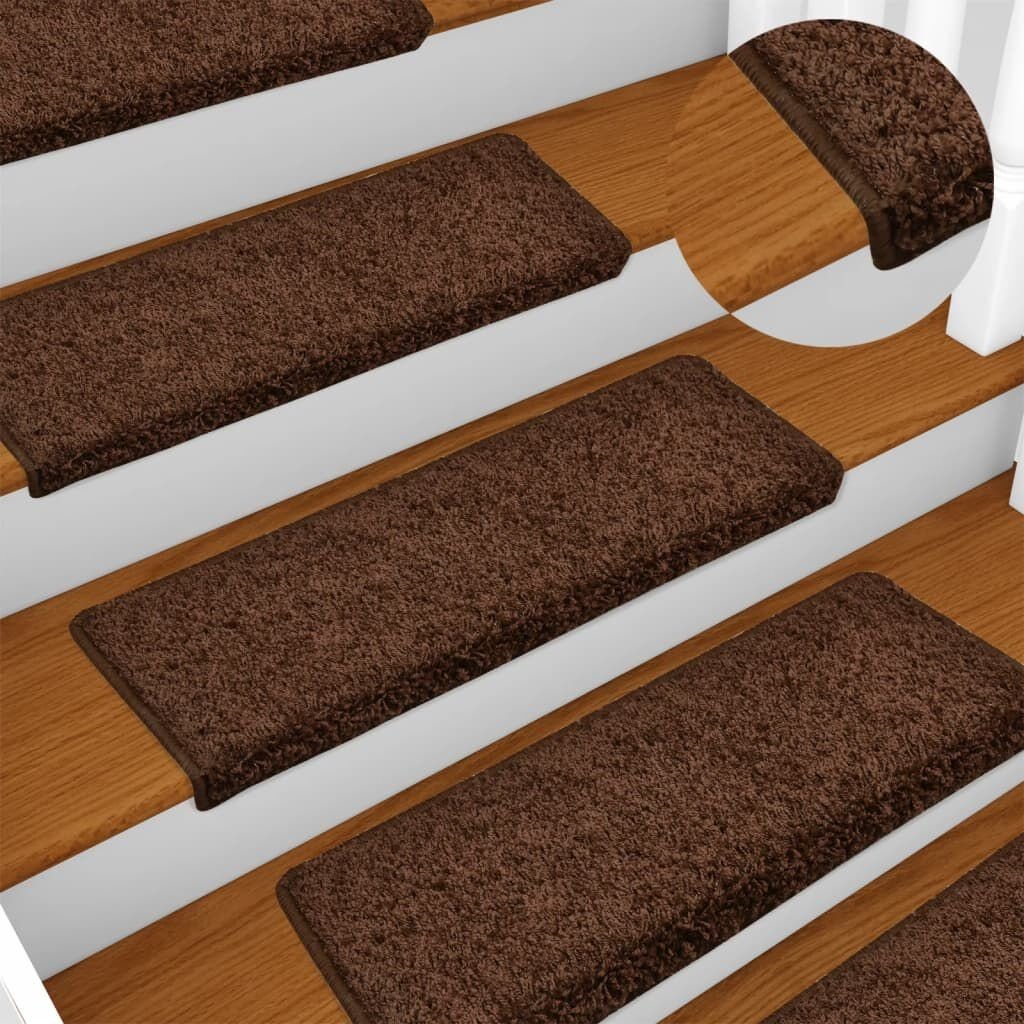 vidaXL Trapmatten Bruin (15 st) - 65x21cm - 35% Korting!