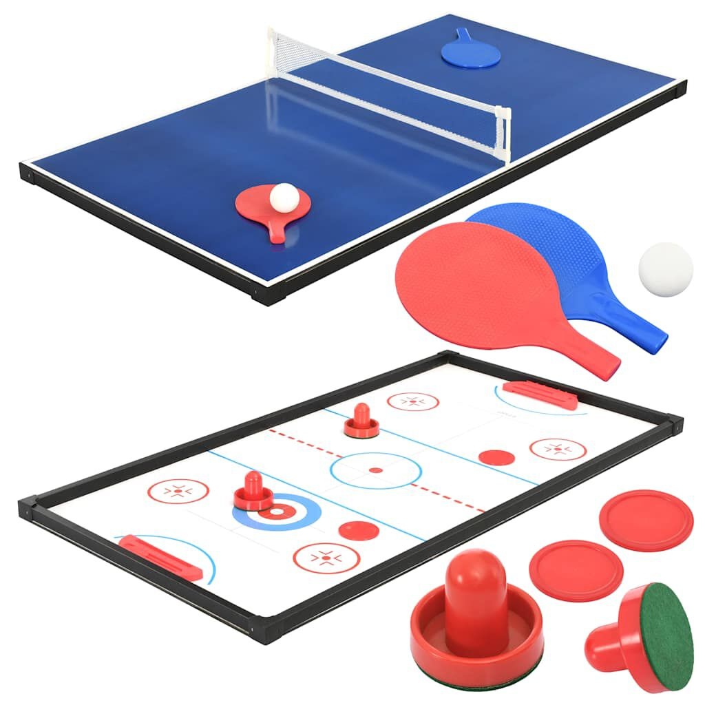 VidaXL 15-in-1 Multispeeltafel Zwart 121cm -35% Korting!