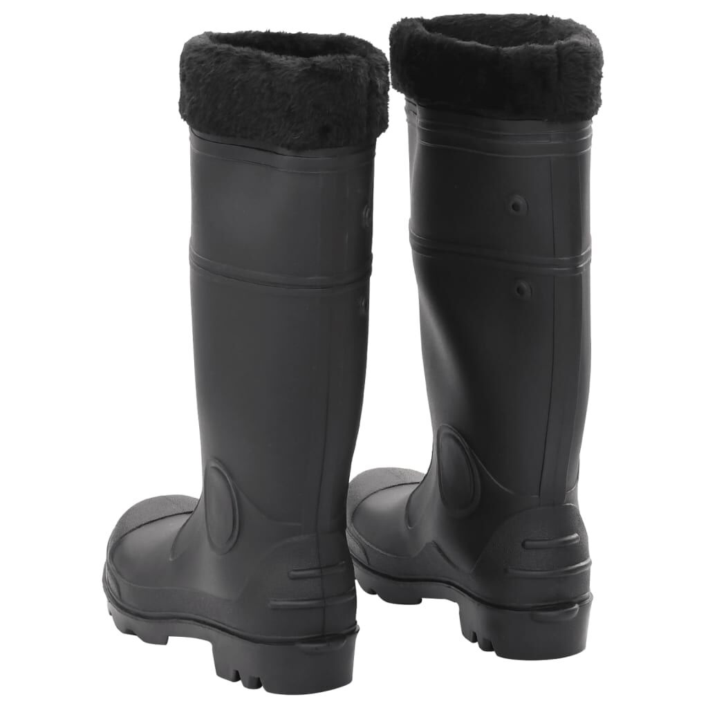 Zwarte Regenlaarzen Maat 39 (PVC) - 53% Korting!