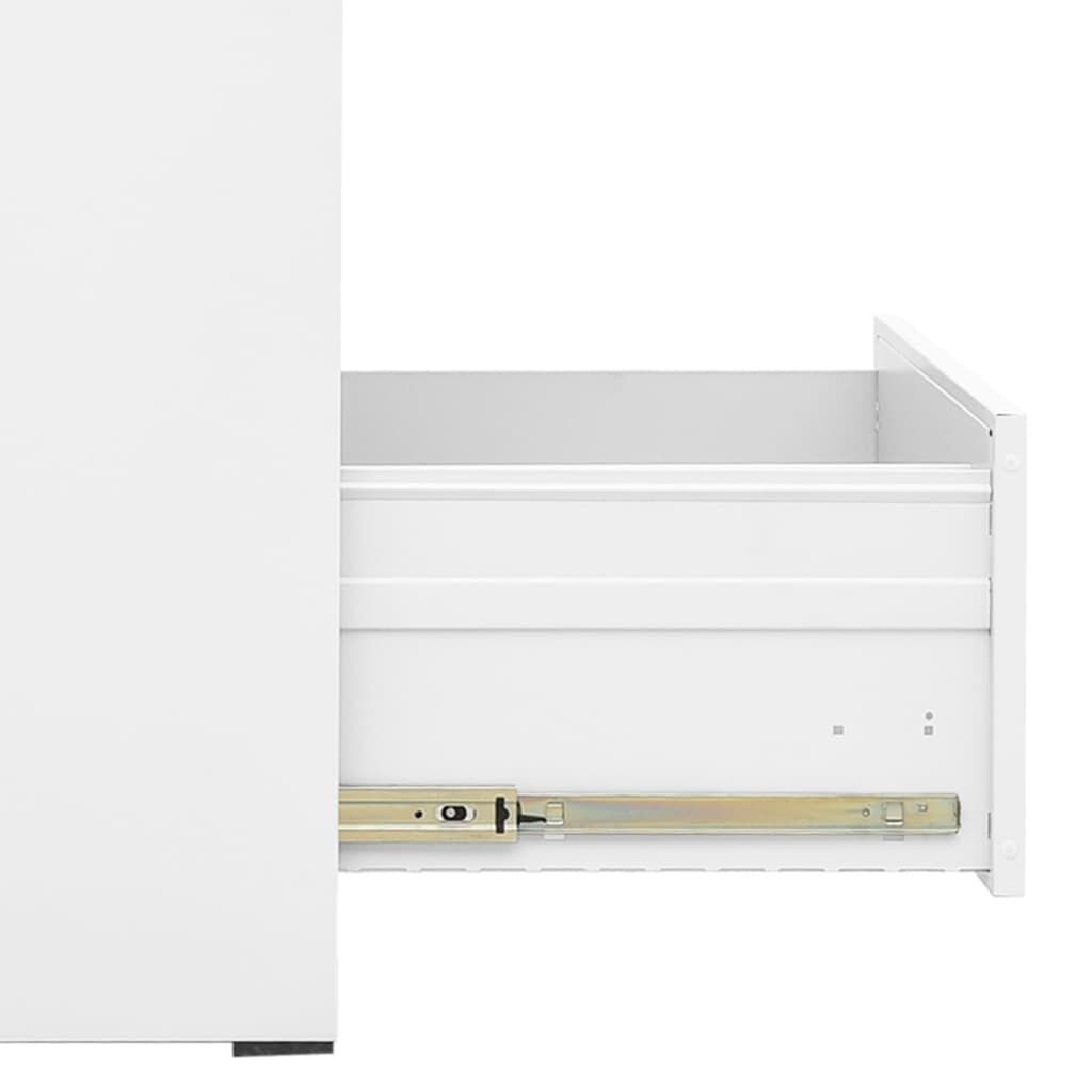 Witte Stalen Archiefkast 4 Lades - 47% Korting!