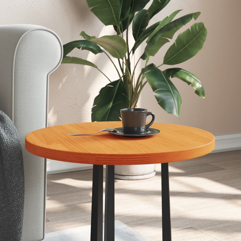Rond Tafelblad Grenenhout Ø50cm Wasbruin - 47% Korting!