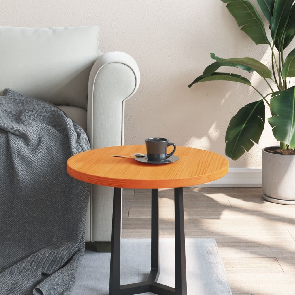 Rond Tafelblad Grenenhout Ø50cm Wasbruin - 47% Korting!