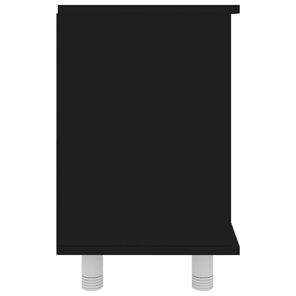 vidaXL Badkamerkast Zwart 60cm - 35% Korting! (Nietjes)