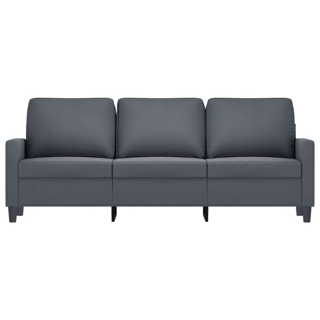 vidaXL Donkergrijze Fluweel Bank - 35% Korting!