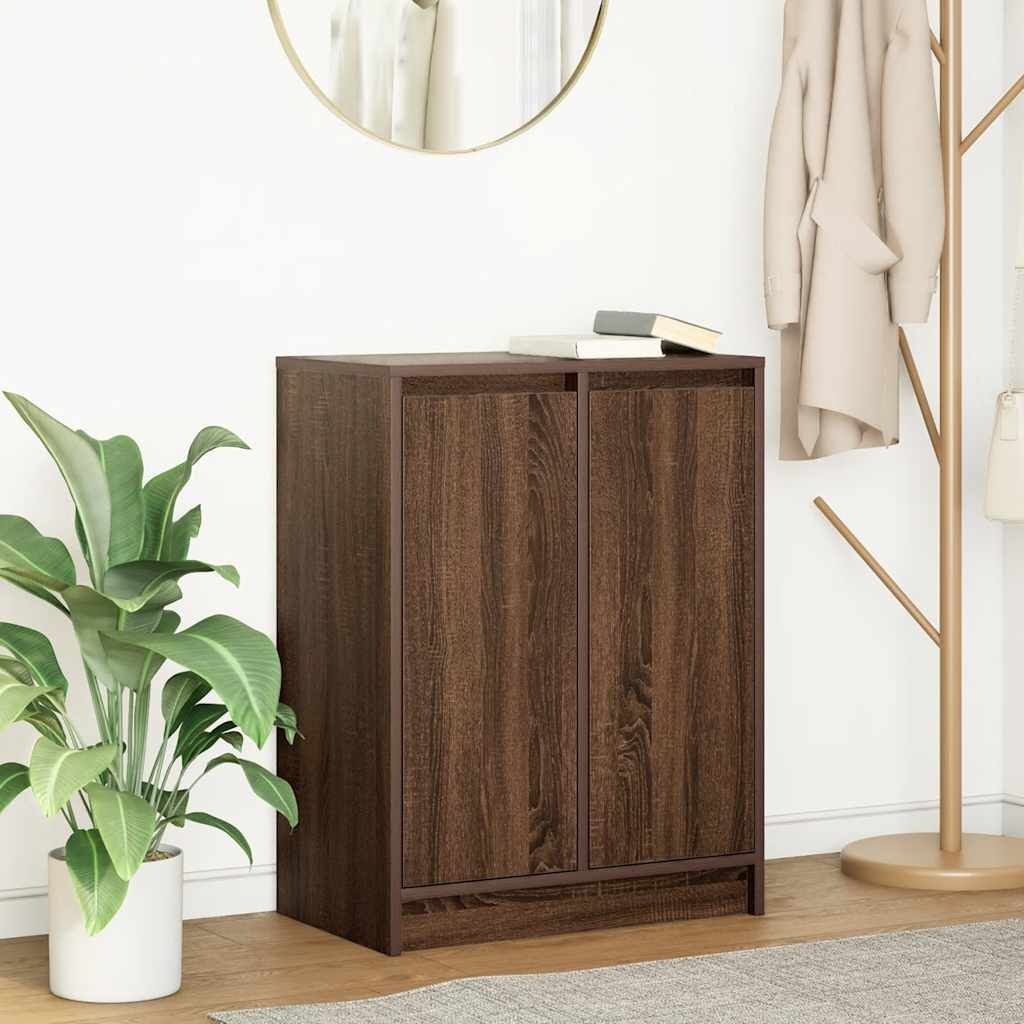 vidaXL Dressoir Bruin Eiken 57cm - 53% Korting!