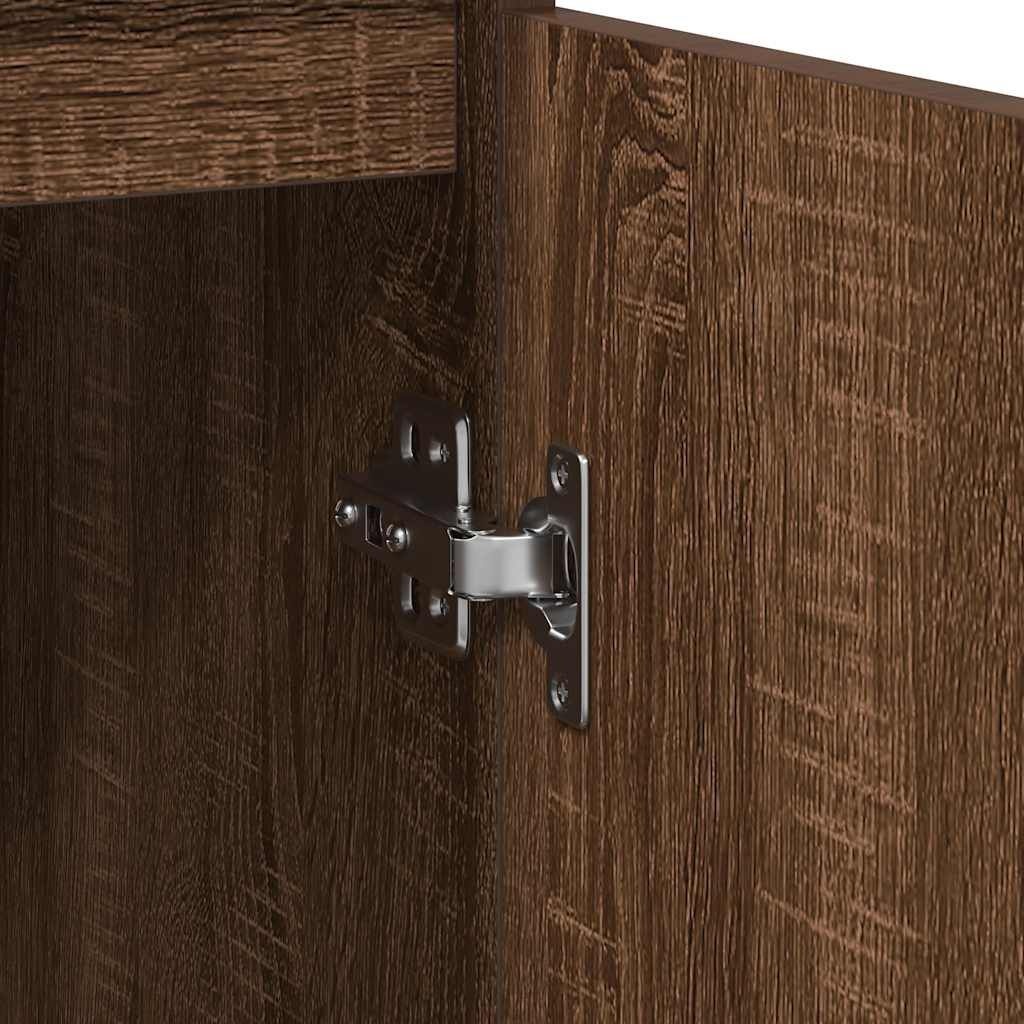 vidaXL Dressoir Bruin Eiken 57cm - 53% Korting!