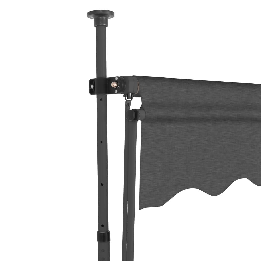 vidaXL Luifel 250cm Antraciet met LED - 35% Korting!