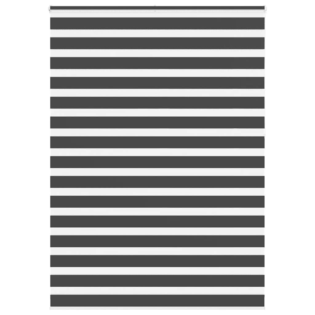 Zebra Rolgordijn Zwart 165x230 cm - 53% Korting!