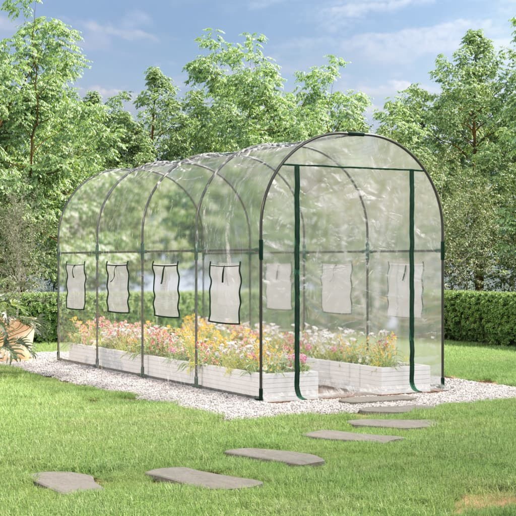 Tuinkas 160x400x190cm - 35% Korting! Nieuwstaat Retour