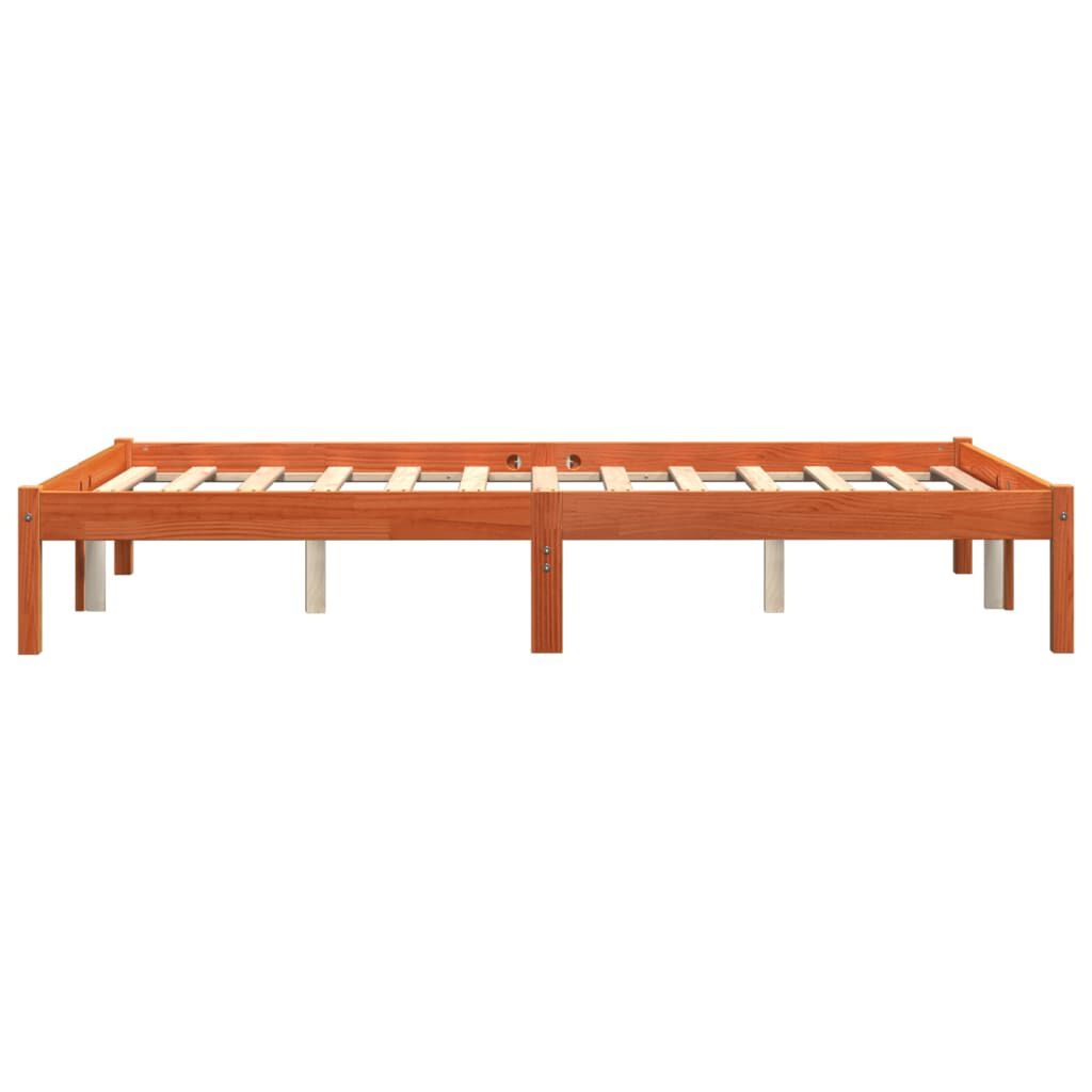 Grenen Bed 140x190cm Wasbruin m. Lattenbodem - 53% Korting!