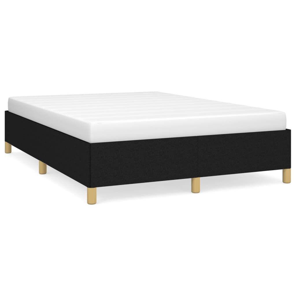vidaXL Bedframe 140x190 Zwart - 47% Korting!