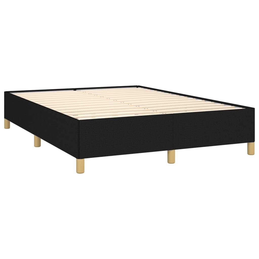 vidaXL Bedframe 140x190 Zwart - 47% Korting!