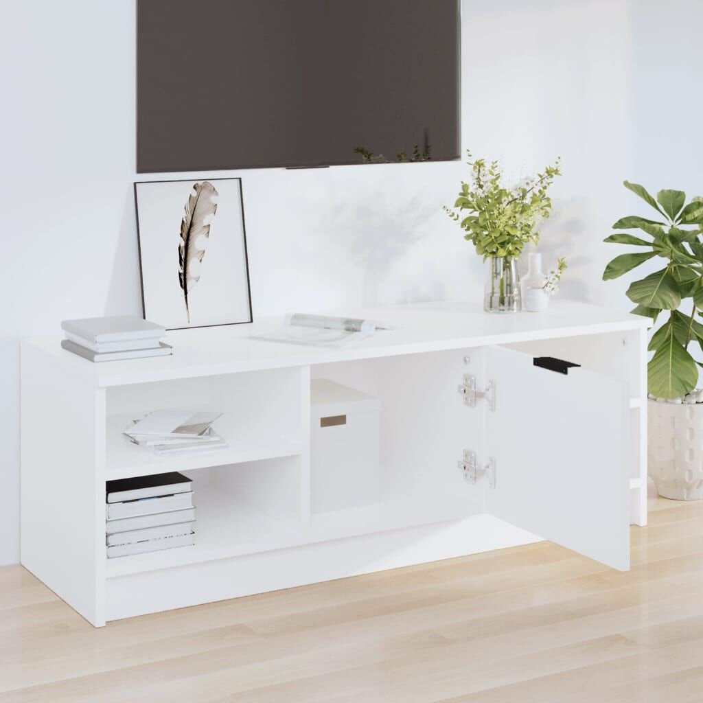 vidaXL TV Meubel Wit 102cm - 53% Korting! Zo Goed Als Nieuw
