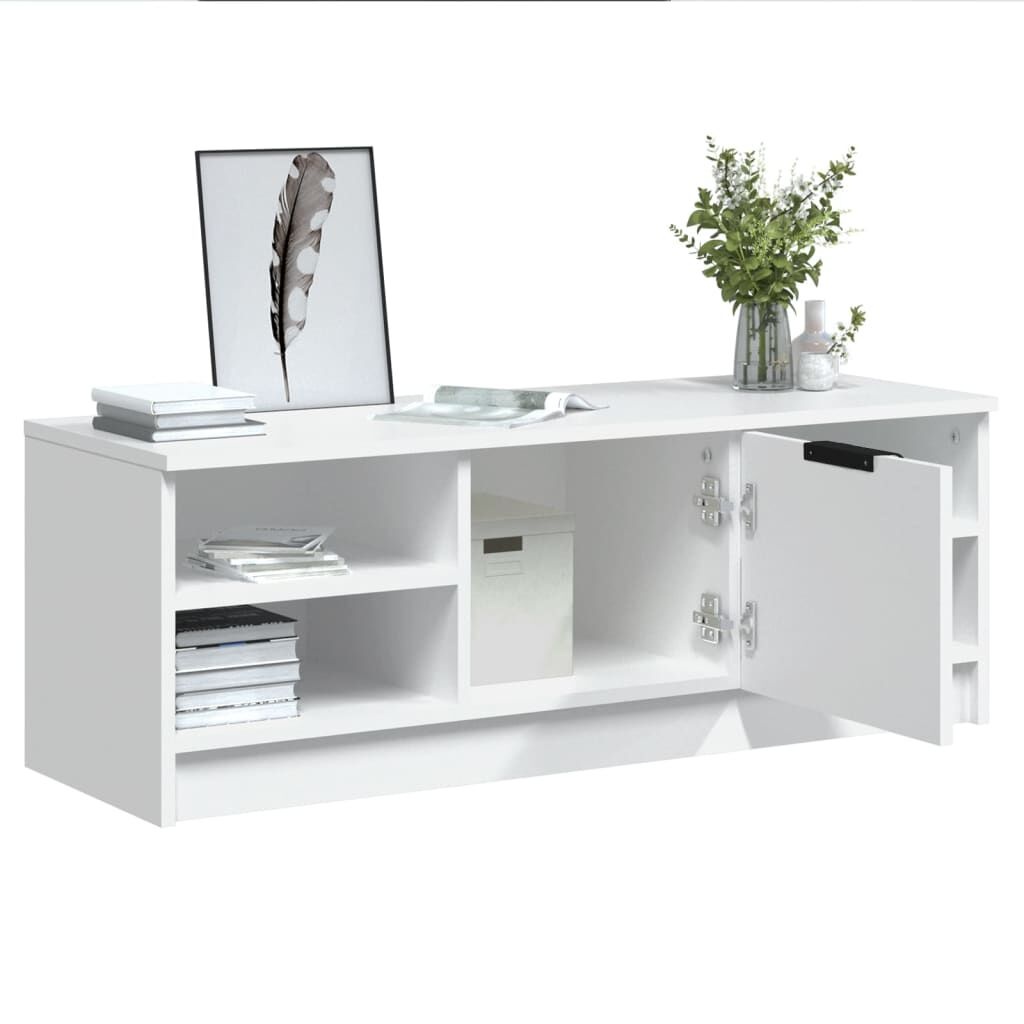 vidaXL TV Meubel Wit 102cm - 53% Korting! Zo Goed Als Nieuw