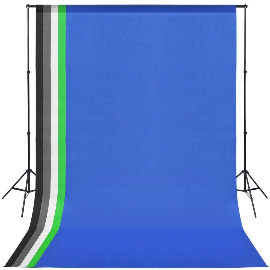 VidaXL Fotostudio Set met Softboxen & 5 Achtergronden - 42% Korting!