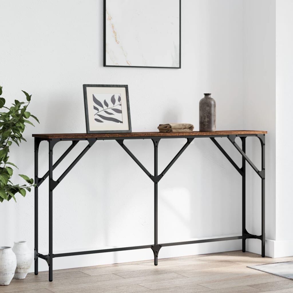 VidaXL Wandtafel Bruin Eiken 140cm - 35% Korting!