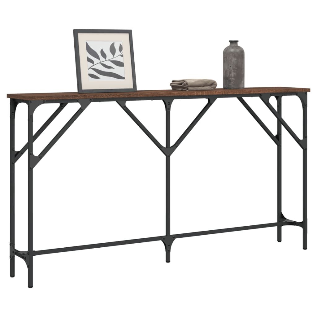 VidaXL Wandtafel Bruin Eiken 140cm - 35% Korting!