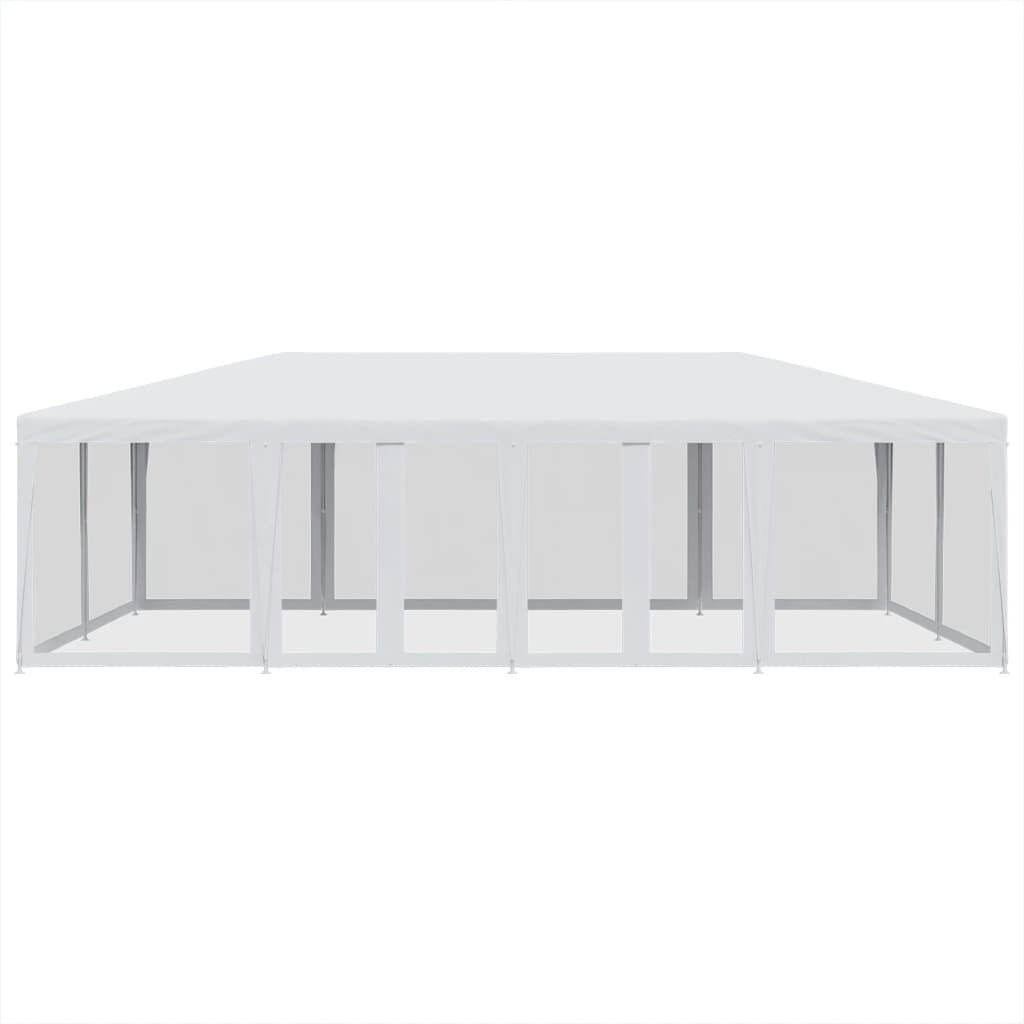 Partytent 8x4m wit met zijwanden - 35% Korting!