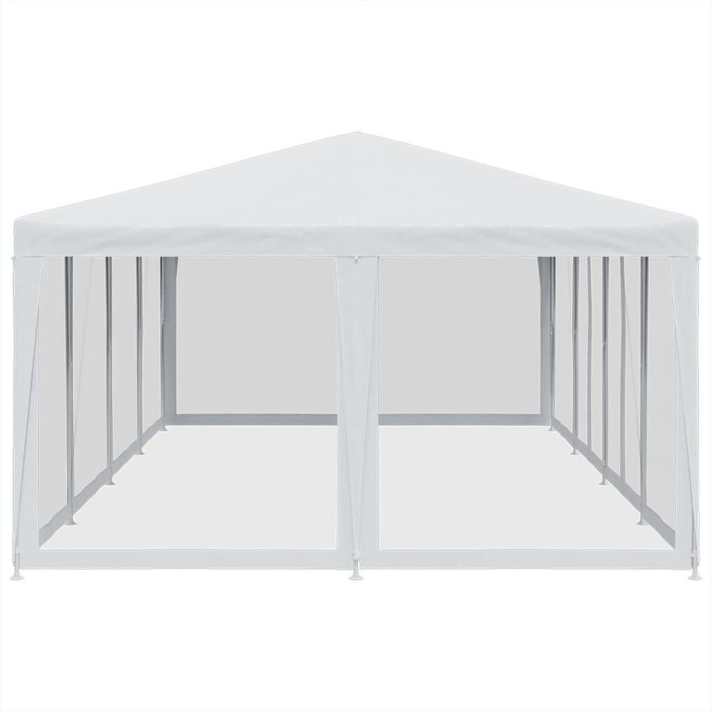 Partytent 8x4m wit met zijwanden - 35% Korting!