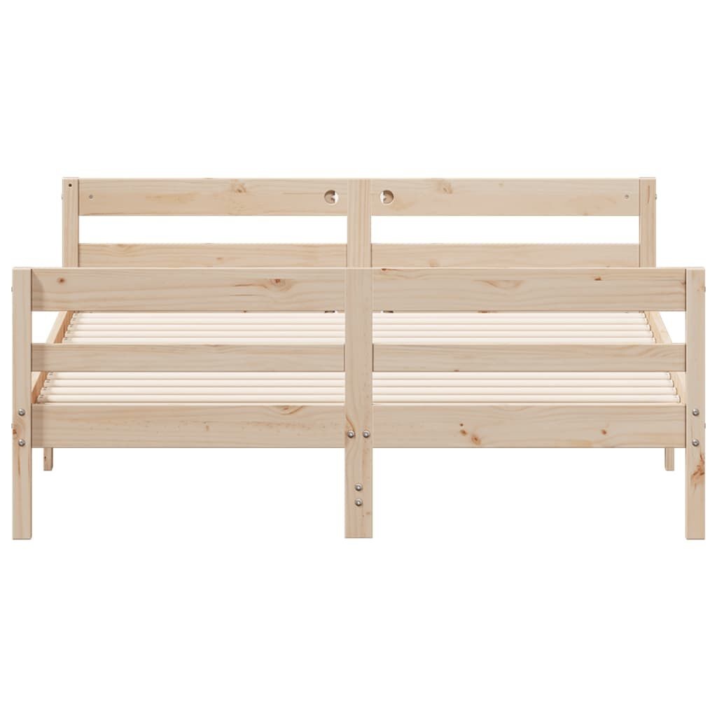 Grenen Bedframe 140x200 - Gebruikt, Topdeal! 35% Korting