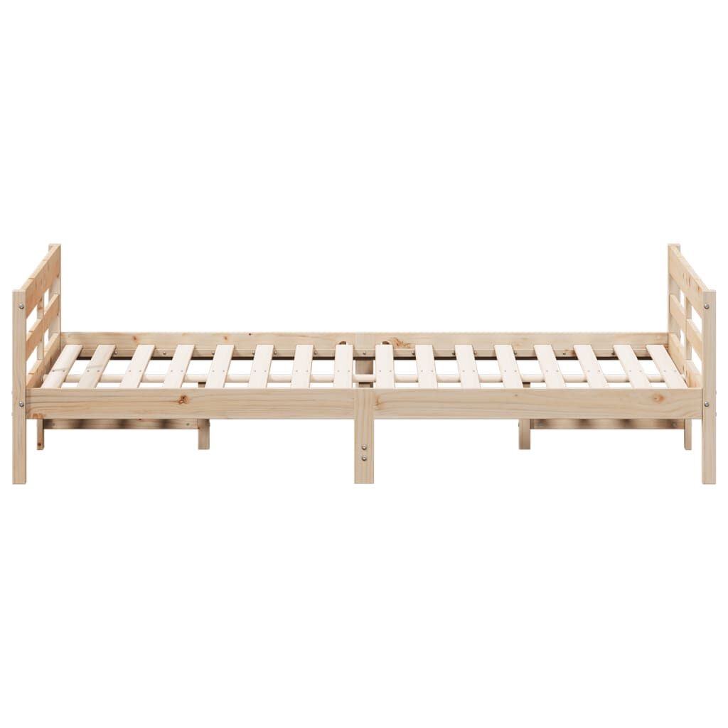 Grenen Bedframe 140x200 - Gebruikt, Topdeal! 35% Korting