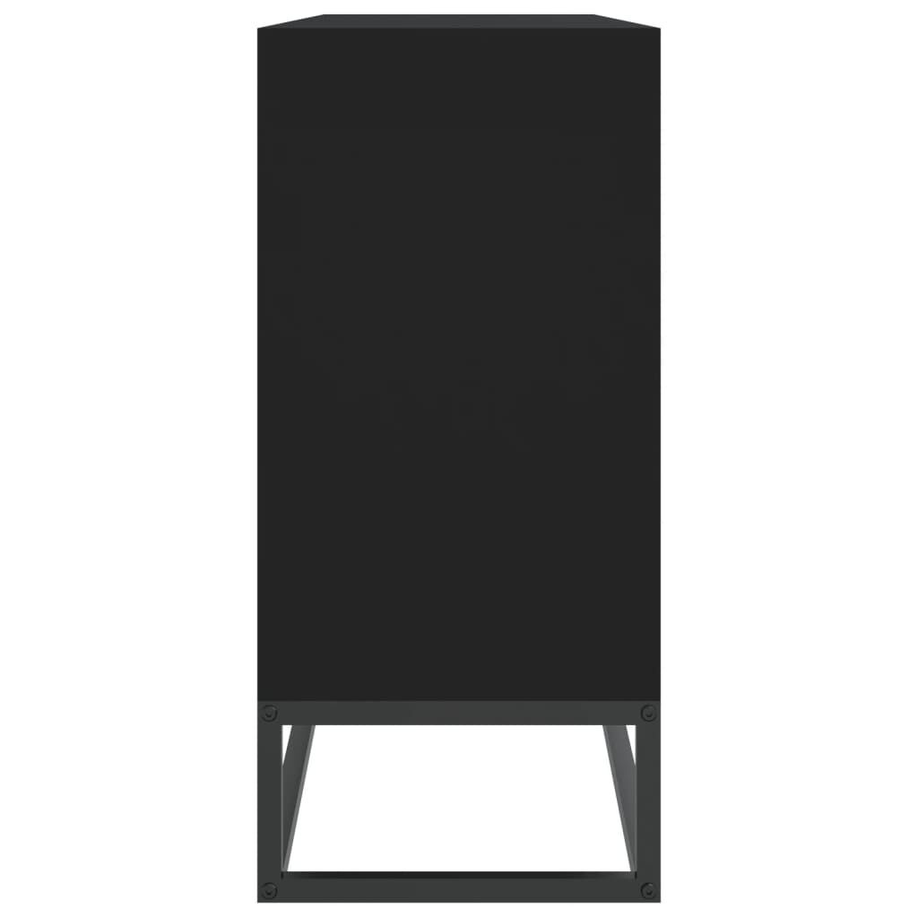 Dressoir Zwart Hout 105cm - Retourtje Deal! 35% Korting