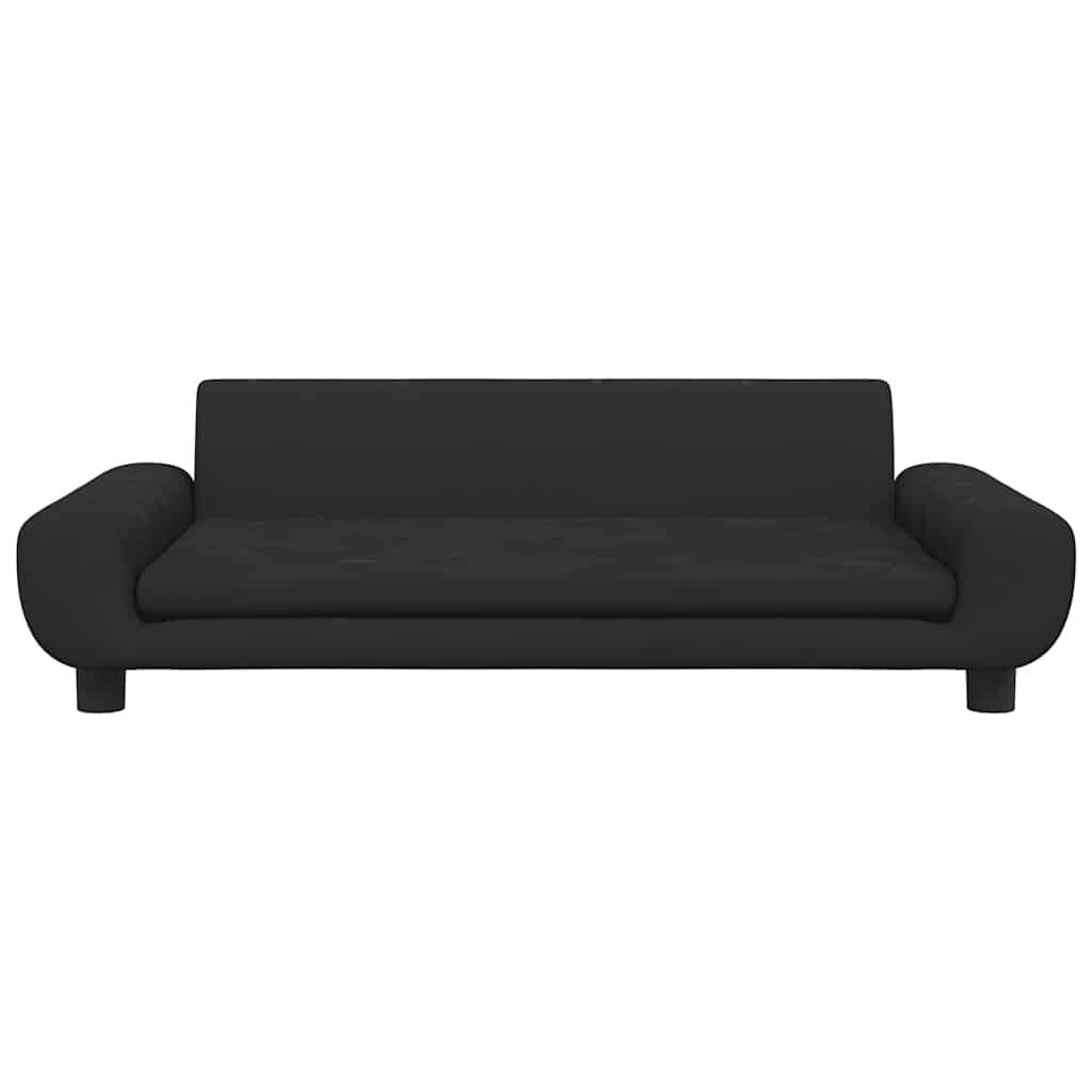 VidaXL Hondenmand Fluweel Zwart 100cm - 35% Korting!