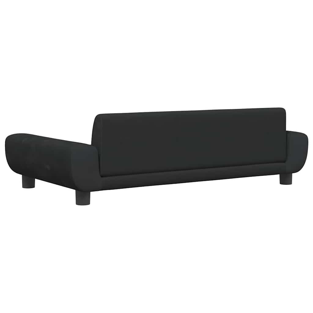 VidaXL Hondenmand Fluweel Zwart 100cm - 35% Korting!