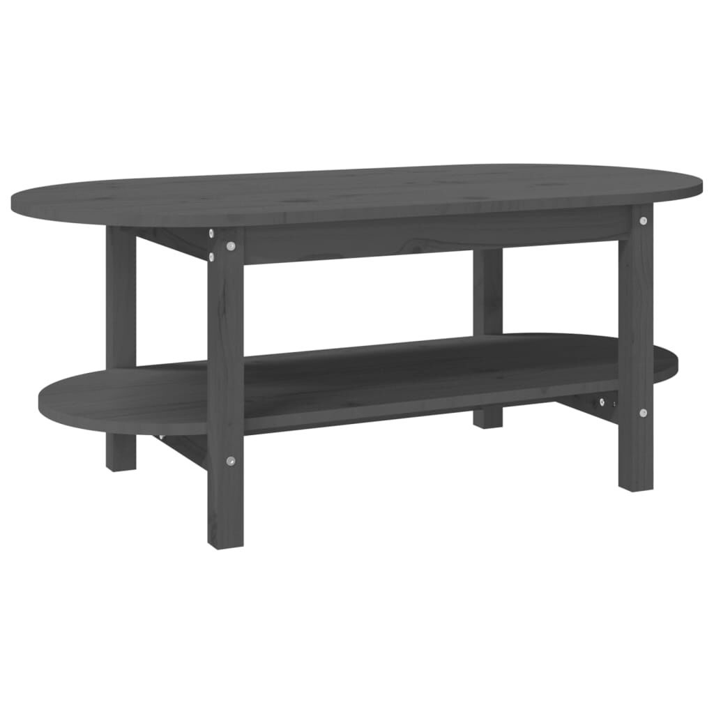 Salontafel Grenenhout Grijs 110x55cm -35% Korting!