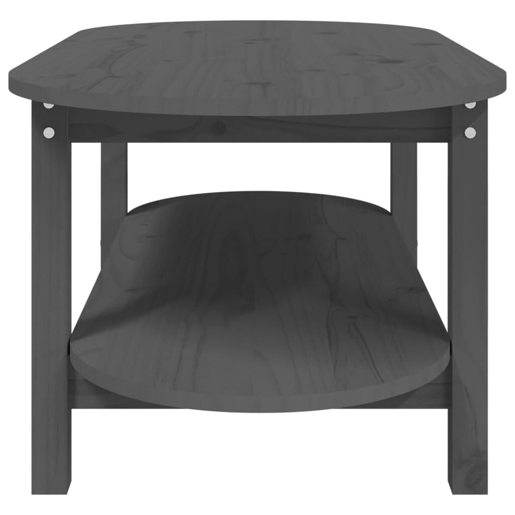 Salontafel Grenenhout Grijs 110x55cm -35% Korting!