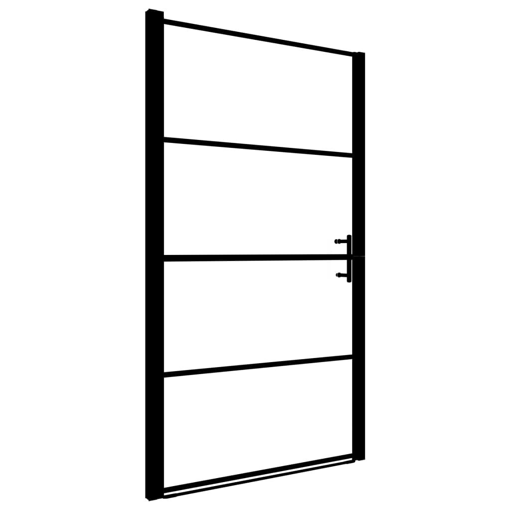 vidaXL Douchedeur 91x195cm Zwart -35% Korting!