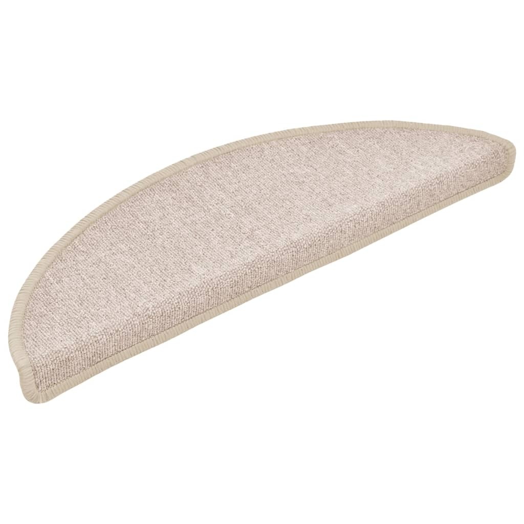vidaXL Trapmatten 15 st Taupe 56x17cm - 35% Korting!