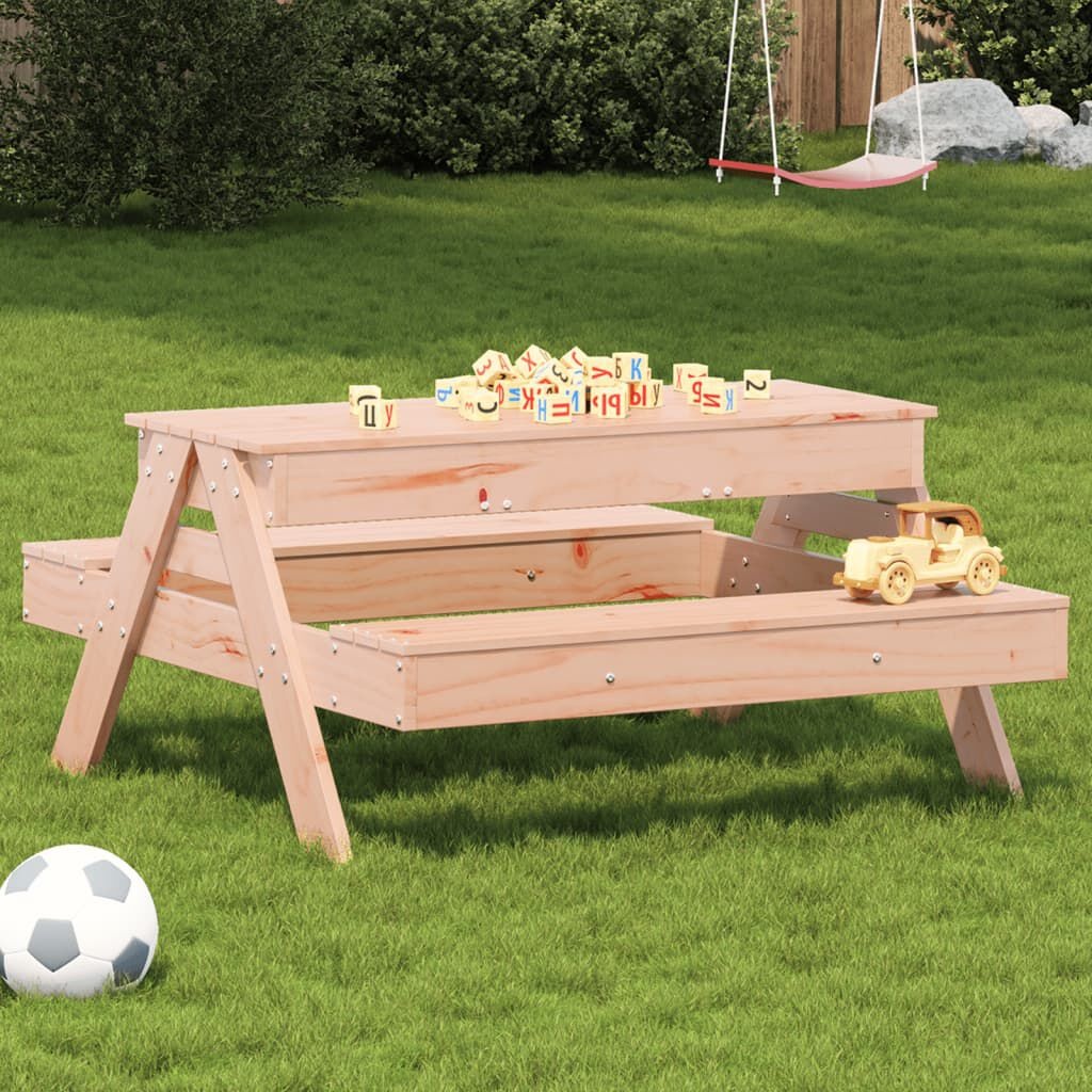 VidaXL Picknicktafel met Zandbak - Douglas Hout - 35% Korting!