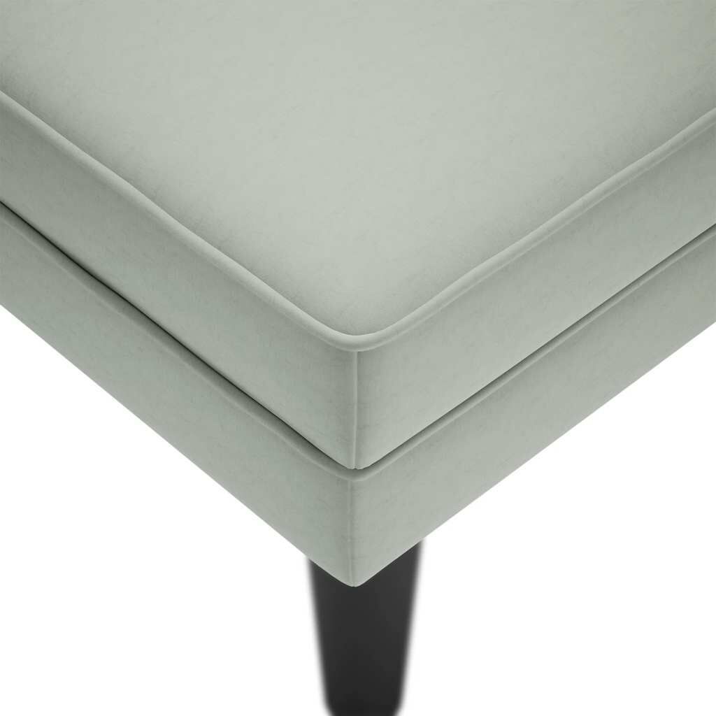 Chaise Longue Lichtgrijs Fluweel + Kussen -35% Korting!